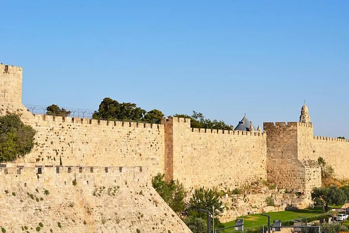 Manger Square in Bethlehem on a Jerusalem and Bethlehem tour from Tel Aviv